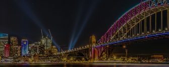 Sydney at night