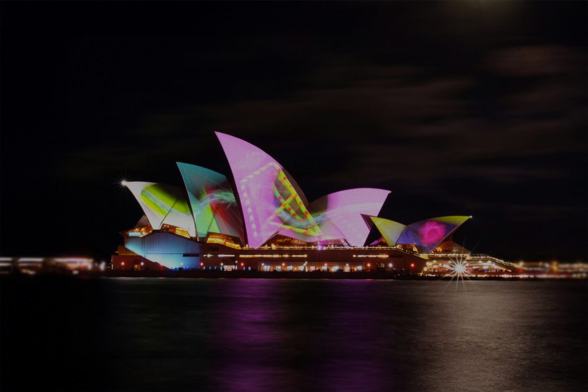 Photo of Sydney Opera House during Vivid