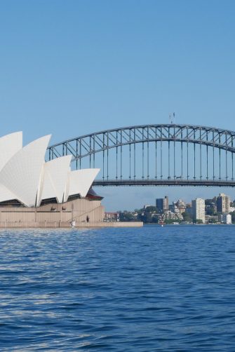 Sydney Opera House and the Harbour Bridge