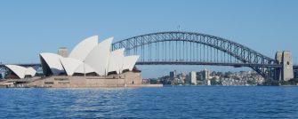 Sydney Opera House and the Harbour Bridge