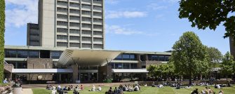 UNSW library lawn