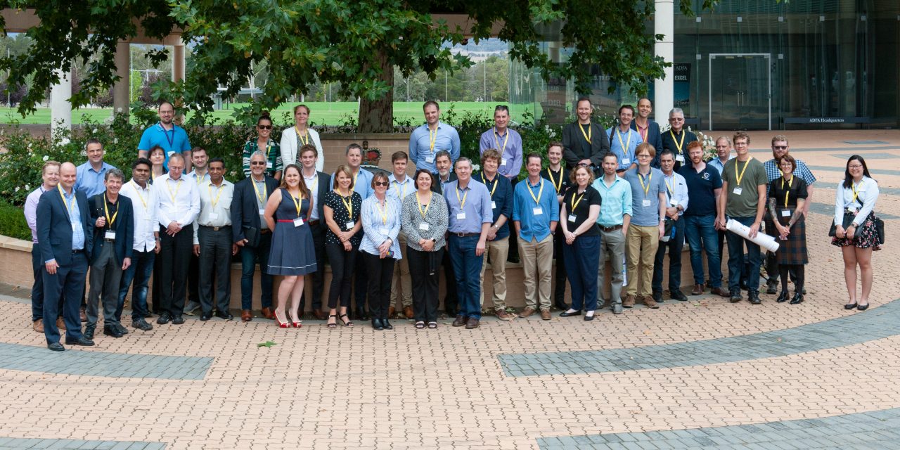 Attendees of the Australian Space Situational Awareness and Space Traffic Management Conference, 2020, held at UNSW Canberra 11 to 13 February 2020.