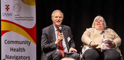 Liz and Mark Harris at the Community Health Navigator Forum 2025