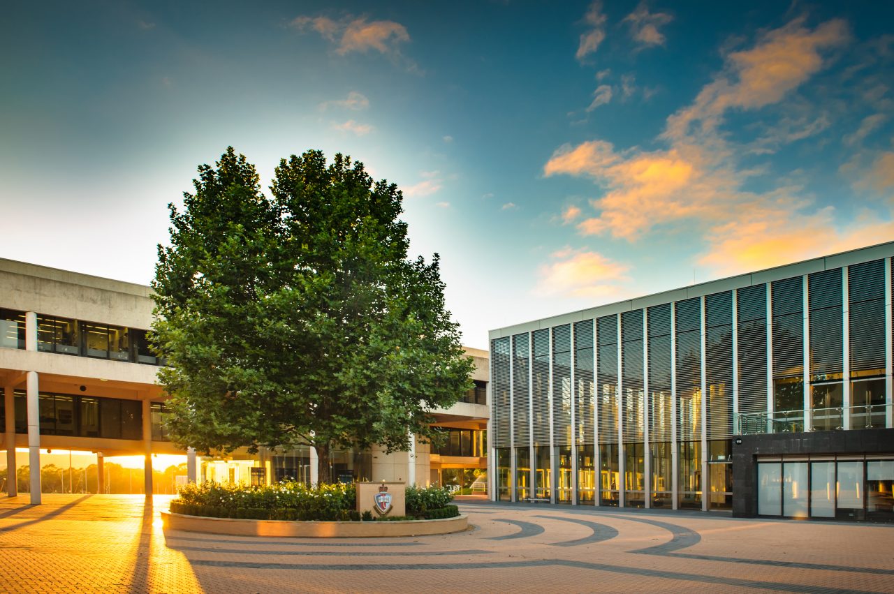 Image of ADFA campus courtyard