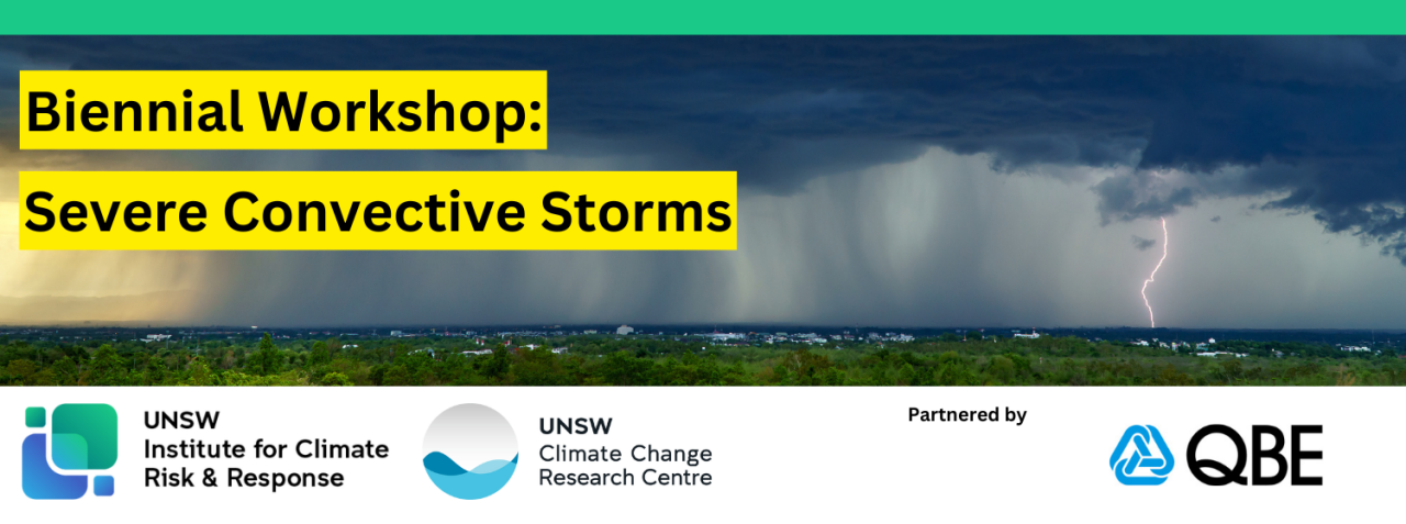 Conference banner severe storms workshop